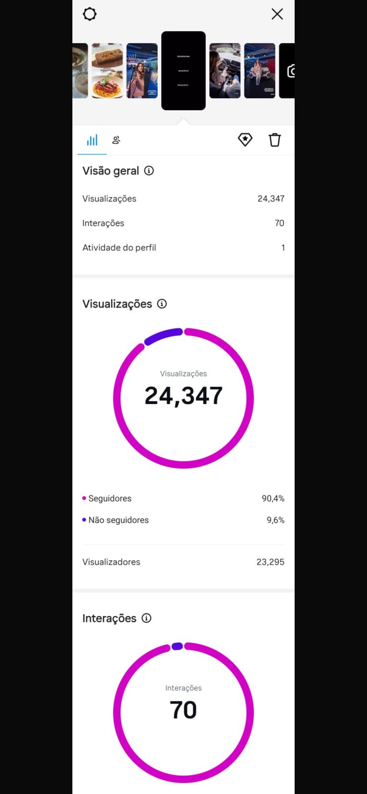 Story de Fernanda Paes Leme 1